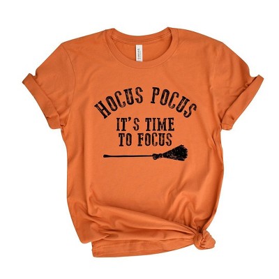 Simply Sage Market Women's Hocus Pocus Time To Focus Short Sleeve Graphic Tee, Teacher