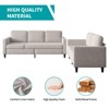 Mjkone Sectional Sofa Couches Set for Living Room 3-Seat Sectional Sofa&Loveseat Sofa - 4 of 4