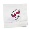 Tag 10.0 Inch Cheers Cocktail Napkins Set/4 Candy Cane Drinks Bubbly Cloth Napkins - 3 of 4