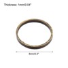 Unique Bargains Round Hollow Open Bezel Linking Ring for Jewelry Making 20 Pcs - 2 of 4