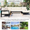 YOOCOZZ Outdoor U-Shaped Modular Aluminum Sofa Set with Thick Cushions, 6 Seats - 3 of 4