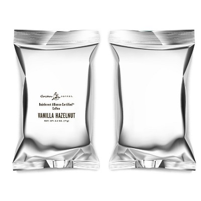Caribou Coffee Vanilla Hazelnut Fractional Pack - Case of 18 - 2.5 oz