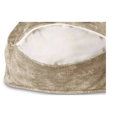 Large Tan Orthopedic Elevated Chew Resistant Dog Bed