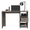 NicBex Home Office Desk 17.04" L Modern Writing Desk with 2 Open Storage Shelves, Drawer and Wooden Desktop for Office, Study, Living Room - 2 of 4