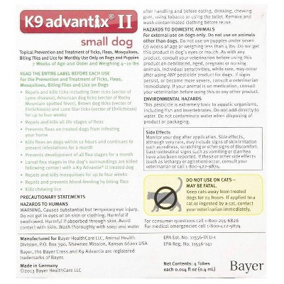 k9 advantix target