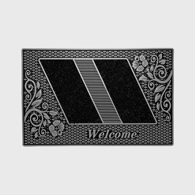 Playa Rug 17.7"x27.5" Stair Rectangle Indoor Outdoor 'Welcome' Door Mat