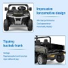 24V Electric Ride On Dump Truck for Kids, 4x75W Motors, 7AH Battery, Remote Control, LED Lights, Music, Cargo Bed - 3 of 4