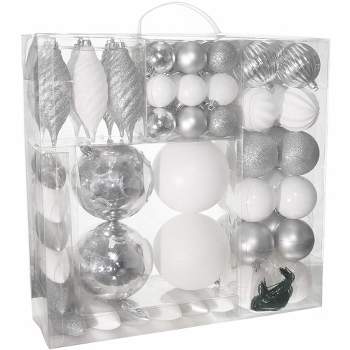 Rn'ds Clear Fillable Ornament Bulbs - 24 Pack : Target