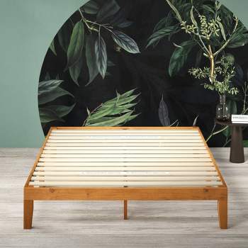 Alexia Standard Wood Platform Bed Frame Natural - Zinus