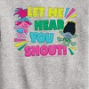 Boys' - Trolls - Let Me Hear You Shout Poppy and Branch Graphic Long Sleeve Fleece Sweatshirt - 2 of 4