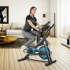 SuperFit Indoor Cycling Stationary Bike Belt Drive Adjustable Resistance - 2 of 4