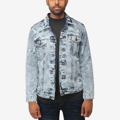 X Ray Men s Denim Jacket In Acid Blue Size 3x Large Target