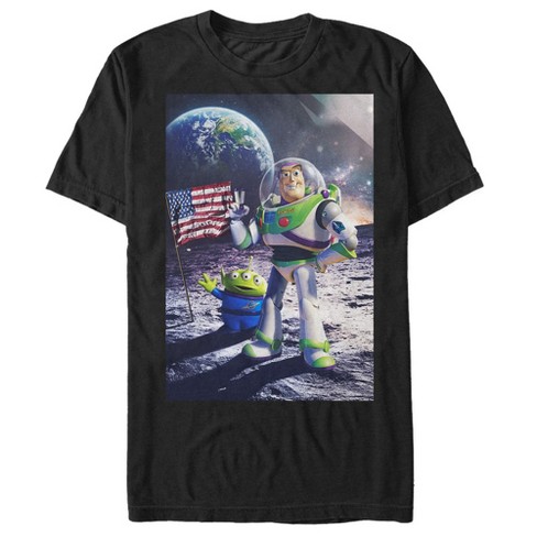 Men's Toy Story Buzz Lightyear Moon Landing T-shirt : Target