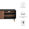 Modway StoreNexus 60 Inch TV Stand – Modern Entertainment Center with Slatted Doors and Adjustable Shelves - 2 of 4