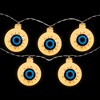 Northlight LED Bloodshot Eyeball Halloween Lights - 4.5' Clear Wire - Warm White Lights - 10ct - 4 of 4