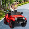 12V Kids Ride-on Truck with Parent Remote Control,All-Terrain Electric Car with Twin 35W Motors, 3 Speeds & Spring Suspension - 2 of 4