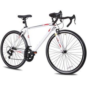 Hykolity 700C Road Bike, 14 Speed Drop Bar City Commuter Bicycle, High-Carbon Steel Urban Adult Bicycle, Hybrid Adult Bike with Caliper Brakes - 1 of 4