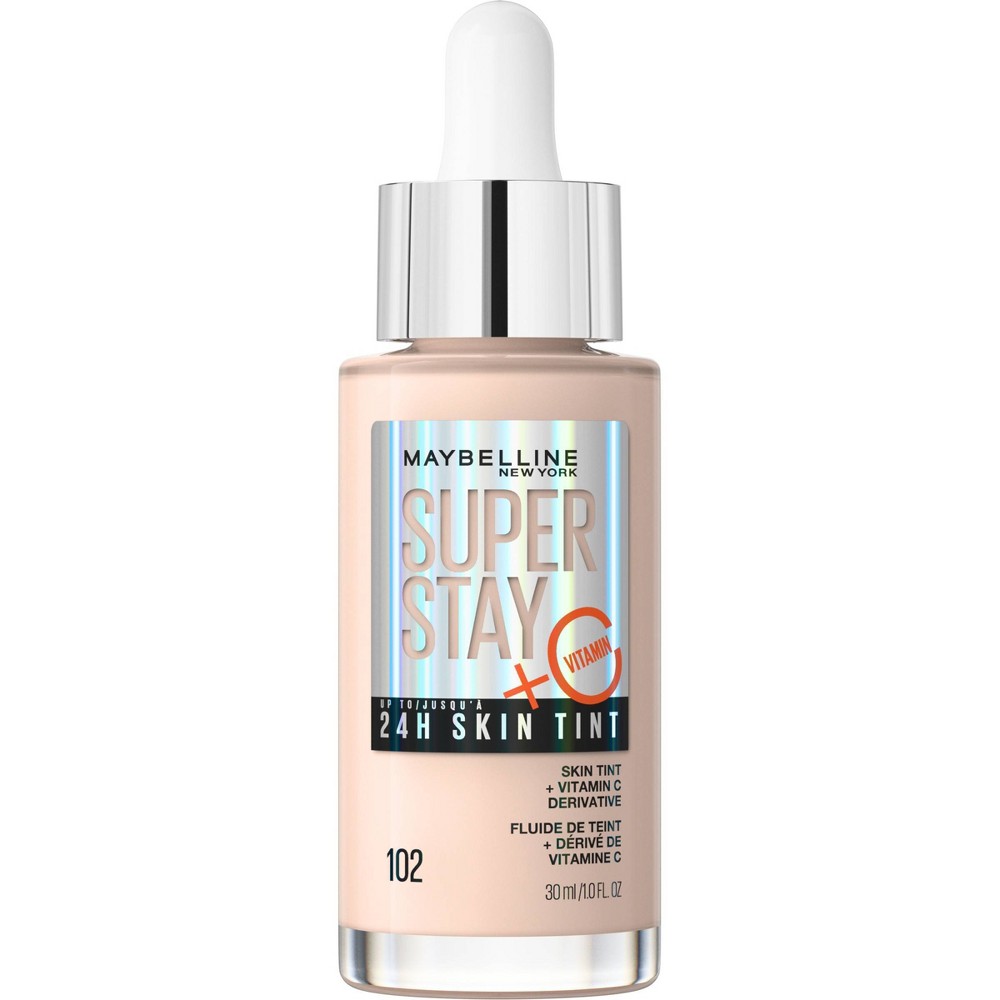 Photos - Other Cosmetics Maybelline MaybellineSuper Stay 24HR Skin Tint Foundation Serum with Vitamin C - 102 