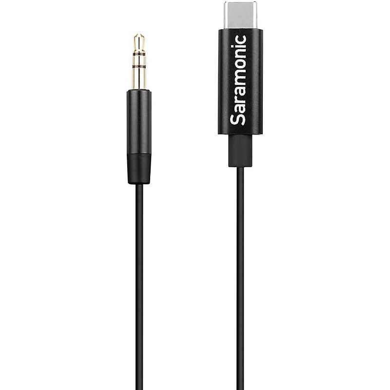 Saramonic SR-C2001 3.5mm Male TRS to USB-C Stereo or Mono Microphone & Audio Adapter Cable 9", 2 of 4