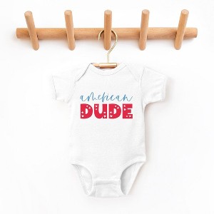 The Juniper Shop American Dude Pastel Baby Bodysuit - 1 of 2