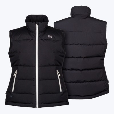 Mobile Warming Womens Crest 2.0 Heated Natural Duck Down Puffer Vest