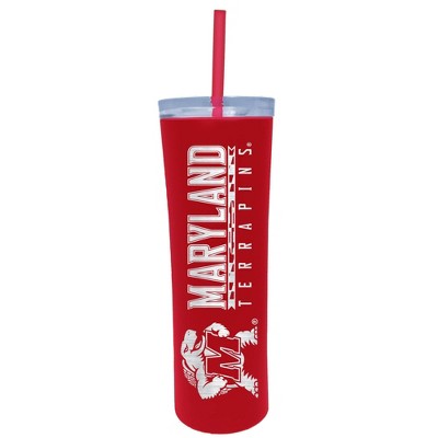 NCAA Maryland Terrapins 18oz Stainless Steel Skinny Tumbler