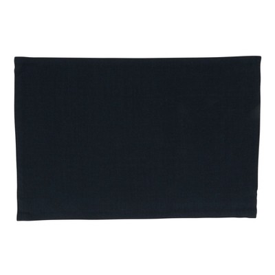 Gray Cotton Plaid Rectangle Placemats, Set of Four
