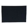 Saro Lifestyle Stripe Border Placemat, 13"x19" Oblong, Black (Set of 4) - 2 of 4