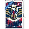 Trends International NBA New Orleans Pelicans - Maximalist Logo 23 Framed Wall Poster Prints - 3 of 4