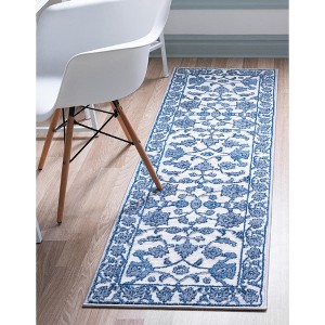 Unique Loom Boston Collection Area Rug - Floral - 1 of 4