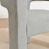 KINWELL 28" Wide Boucle Upholstered Square Armchair (Set of 2) - 3 of 4