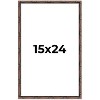 PosterPalooza | 15x24 Bamboo Picture Frame, UV Acrylic, 4 Finishes - Brown, Black, Gold, and Natural - 2 of 4