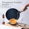 Itopfox 22-Piece Ceramic Nonstick Cookware Set with Glass Lids & Utensils, Induction Ready, PFOS/PFOA-Free, Black Granite - 4 of 4