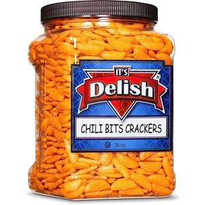 Oriental Chili Bits Rice Crackers by It's Delish, 26 OZ Jumbo Container - 1 of 4