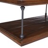 Jofran, Larson Modern Industrial 50" Solid Wood Coffee Table with Storage - 3 of 4