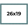 PosterPalooza | Simple Blue Picture Frame - UV Acrylic, Backing Board, Hanging Hardware Included - 2 of 4