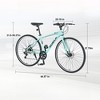 VisioGear Bicycles, 27.5 Inch Road Bike for Women and Men, 7 Speed Road Bike - 2 of 4