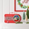 6" Retro North Pole Radio Decorative Christmas Figurine Red - Wondershop™: Santa, Reindeer, Music, Indoor Holiday Decor - 2 of 3