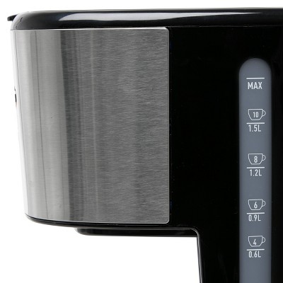 Haden 12-Cup Programmable Steel & Copper Drip Coffee Maker