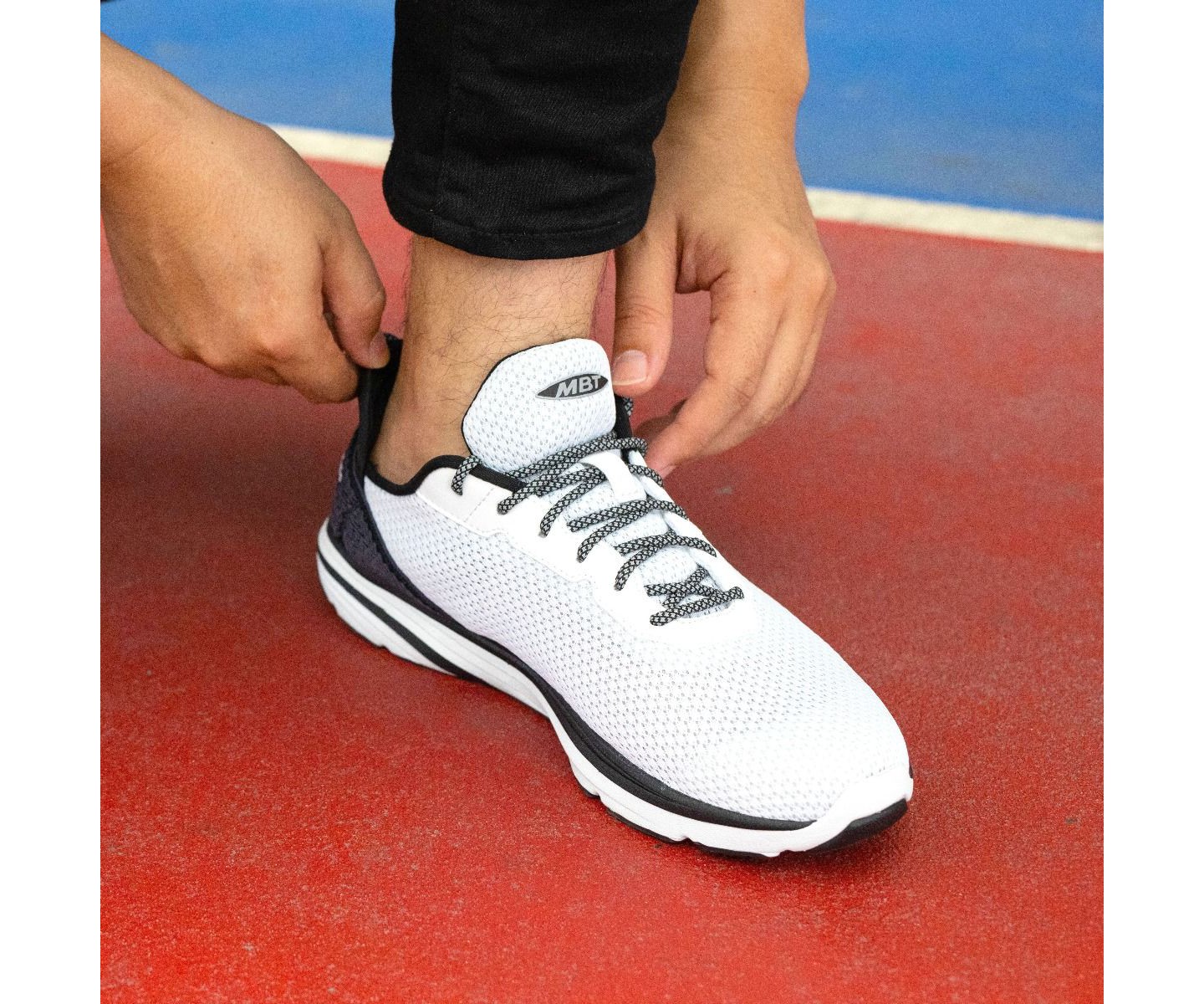 Мужские кроссовки MBT Gadi Black/White Walking Sneakers,10.5, цвет: Чёрный — фото 8