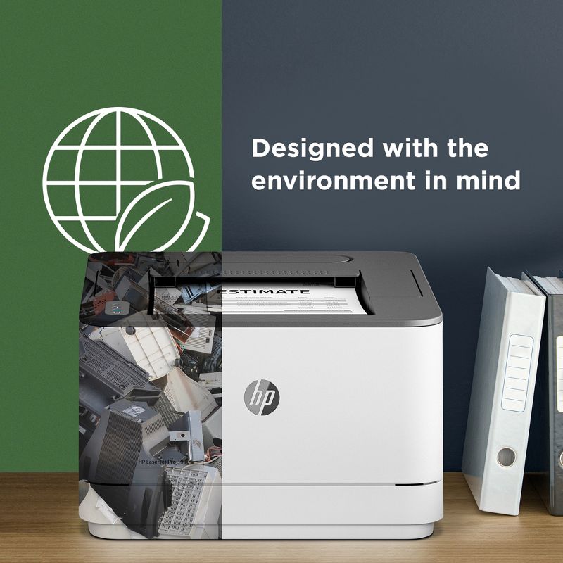 HP Inc. LaserJet Pro 3001dw Laser Printer, Black And White Mobile Print Up to 50,000, 4 of 9