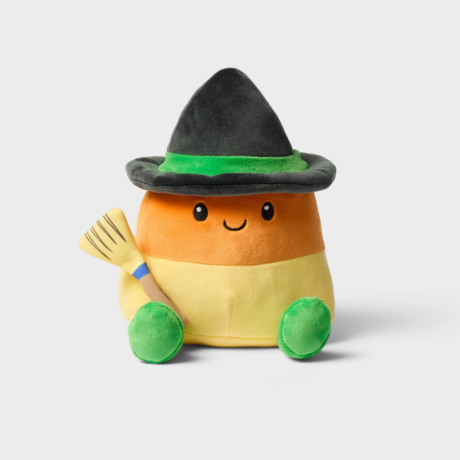 7" Candy Corn Witch Plush - Gigglescape™
