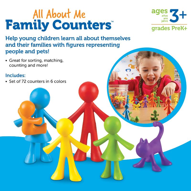 Learning Resources All About Me Family Counters Set, 5 of 9