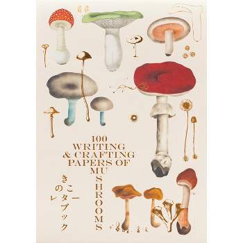 100 Writing and Crafting Papers of Mushrooms - (Pie 100 Writing & Crafting Paper) by  Pie International (Hardcover)