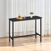 VASAGLE, Narrow Long Bar, Kitchen Dining, High Pub Table, Sturdy Metal Frame, Industrial Design, 15.7 x 47.2 x 35.4 Inches - 2 of 4