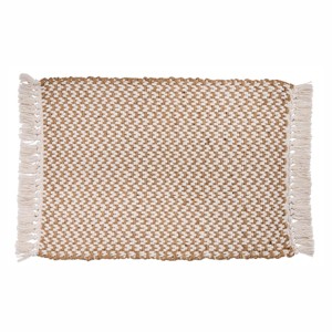 Split P Tiki Brown Tassle Placemat Set of 4 - 1 of 4