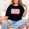 Simply Sage Market Women's Love Leopard Block Short Sleeve Garment Dyed Tee - 2 of 4