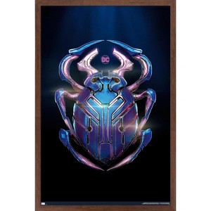 Trends International DC Comics Movie Blue Beetle - Scarab Teaser One Sheet Framed Wall Poster Prints - 1 of 4