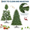 9ft Artificial Christmas Tree Prelit, 900 Dual-Color LED Lights & Foldable Base, for Holiday, Party, Christmas Decorations - 4 of 4