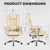 NicBex High Back Large Ergonomic Reclining Office Chair with Footrest for Home Office Work Study - 3 of 4